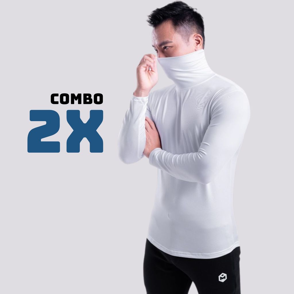 Áo giữ nhiệt - CỔ CAO 15CM - thun lạnh - The Max T92024 G09197 (mặc lót, mặc chơi thể thao) (12.0)