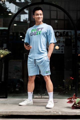 Bộ cộc tay oversize DontQuit