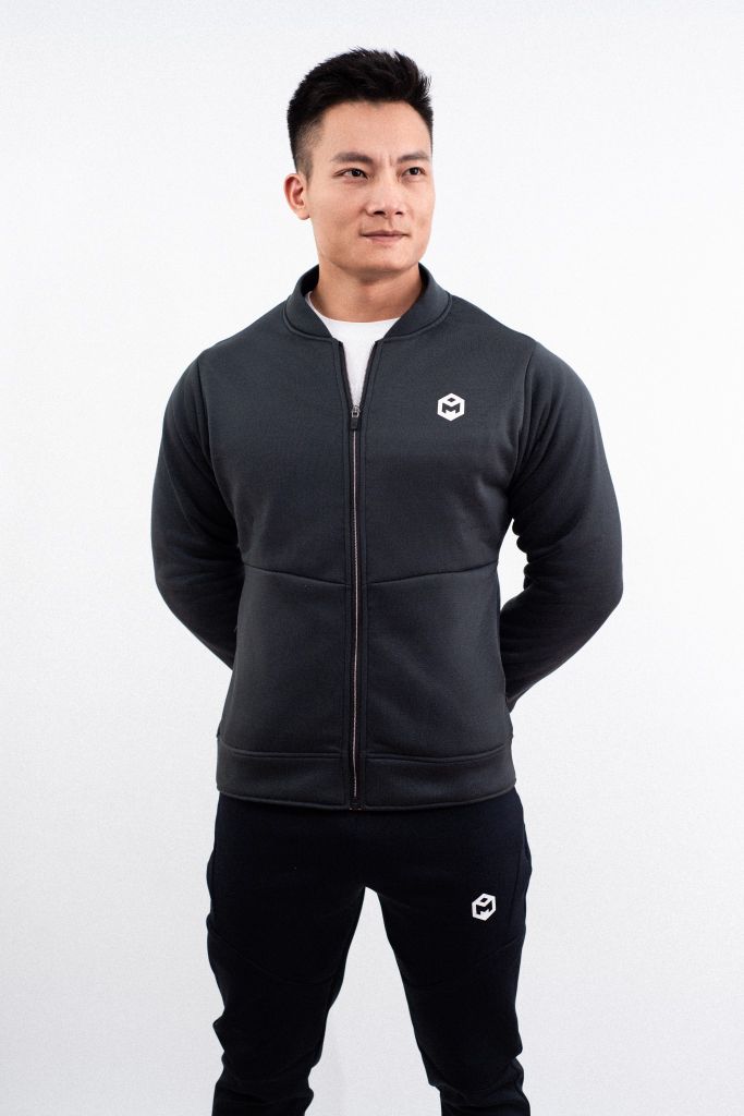 G0935 Áo khoác bomber cao cấp GYMMAX