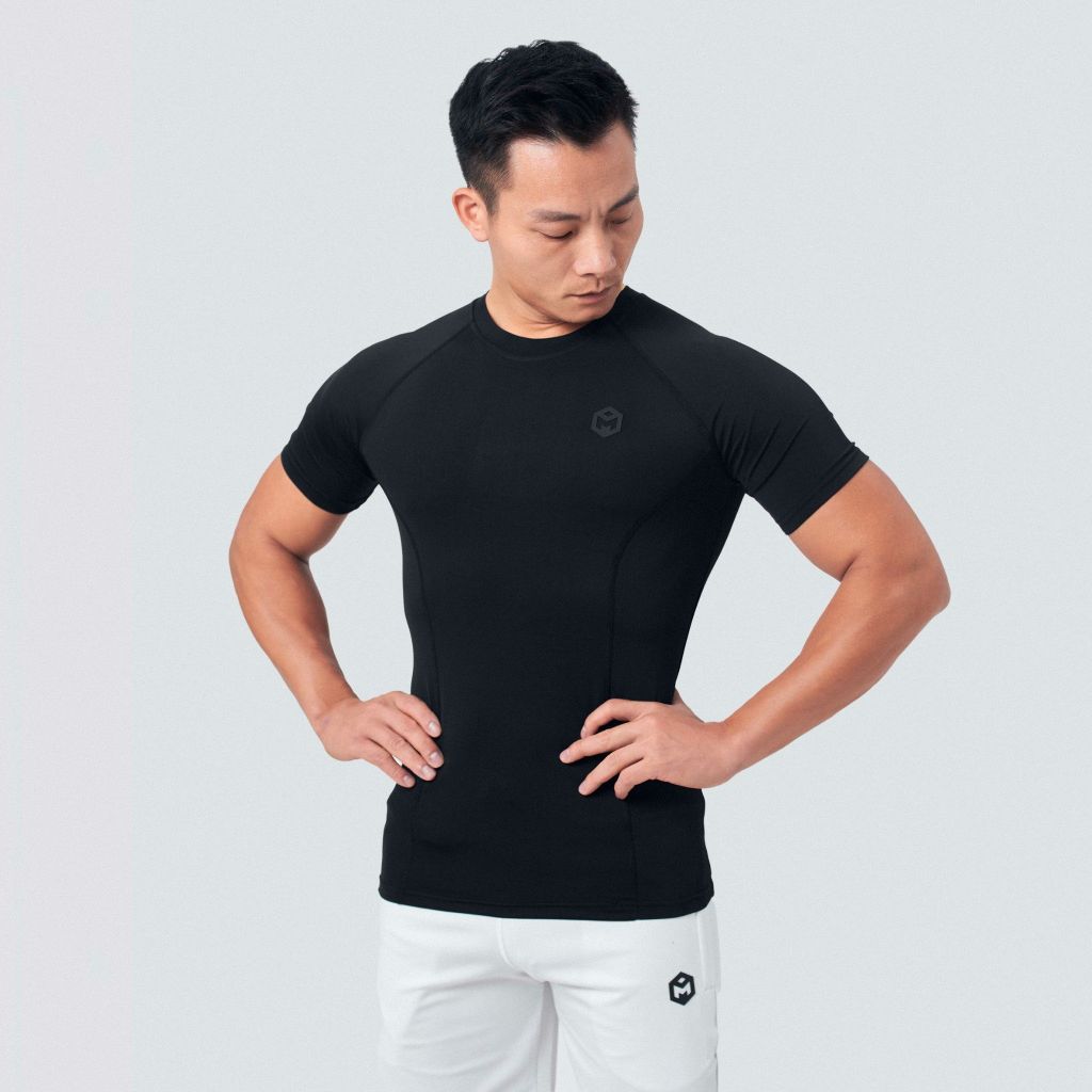 [CAO CẤP] Áo cộc tay body combat vải thun lụa THE MAX G02231