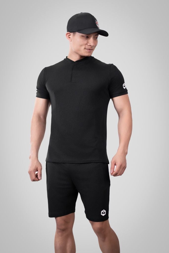 Bộ thể thao cộc tay vải lacoste  T5BN