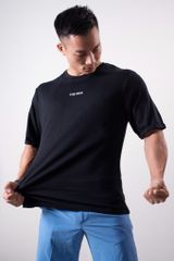 Áo Cộc tay Coton dáng oversize ( themax in chữ nhỏ )