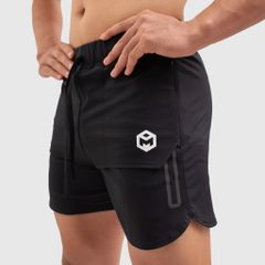 Quần short thể thao phối phản quang THE MAX G08175