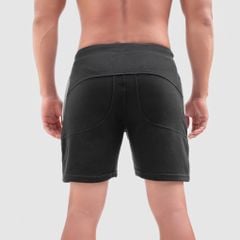 Quần short thể thao phối cầu mông vải nỉ da cá T72024 G07174