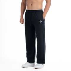 Quần dài ống rộng không bo chun Bigsize, oversize, rộng thùng thùng vải nỉ trần bông THE MAX G12228