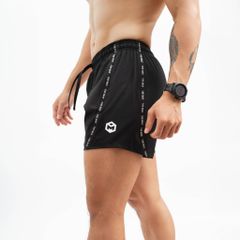 Quần short squat phối viền vải gió co giãn ngắn nửa đùi THE MAX G08177