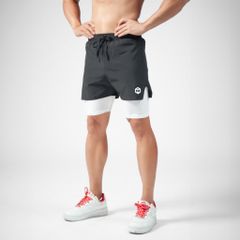 Quần short hai lớp vải gió co giãn lót vải lỗ kim The Max G08187