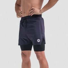 Quần short hai lớp vải gió co giãn The Max G11225