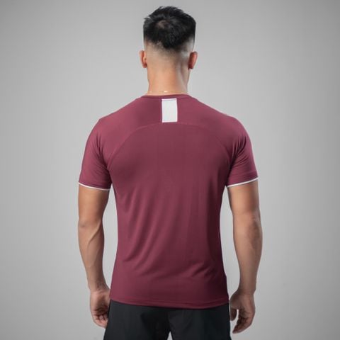 Áo cộc tay ôm body vải thun lạnh phối lưng The Max G08185