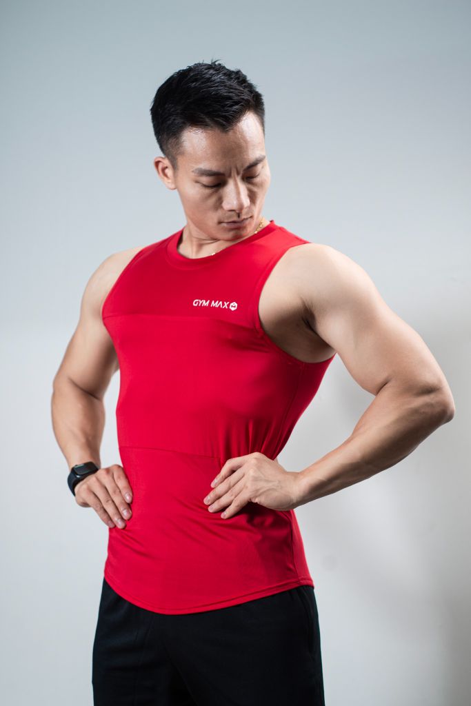 Áo Tanktop Thể thao SuperMax ( bông ngang )