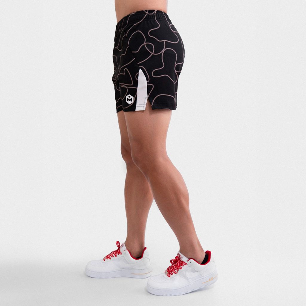 Quần Short thể thao Quần tập Gym, Quần chạy bộ ,... vải poly hai da dáng nửa đù GYMMAX T112023 G1159