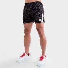 Quần Short thể thao Quần tập Gym, Quần chạy bộ ,... vải poly hai da dáng nửa đù GYMMAX T112023 G1159