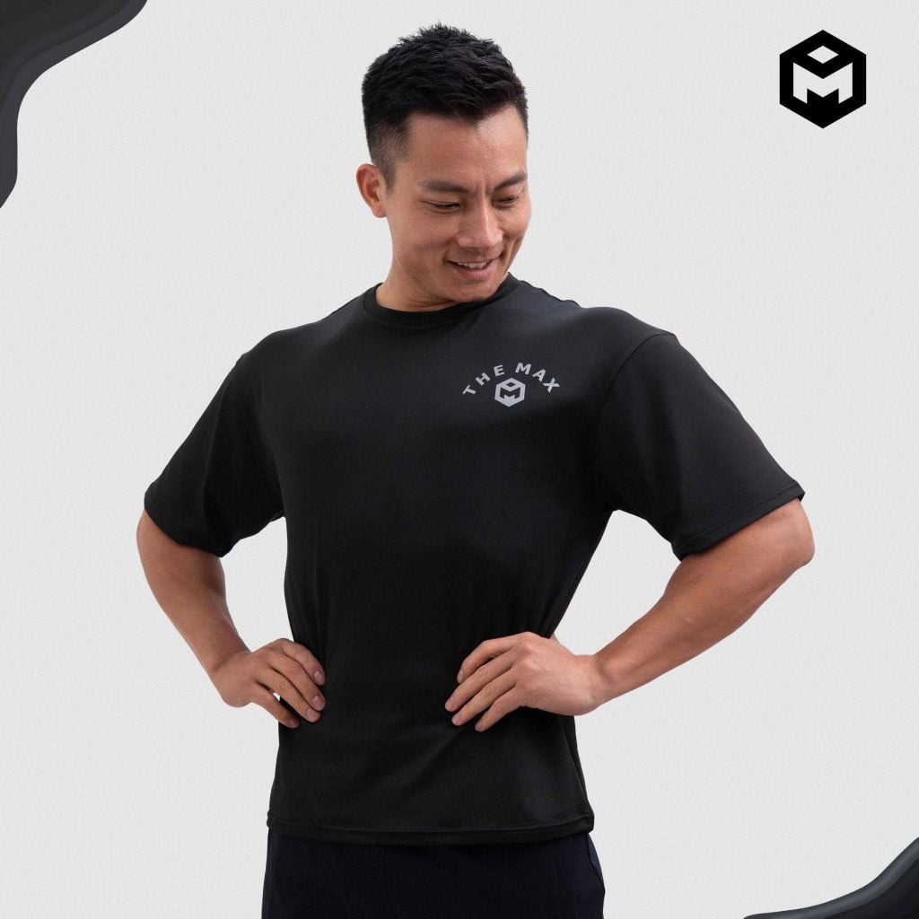 Áo cộc tay oversize THEMAX vải thun lụa T32024 G03112