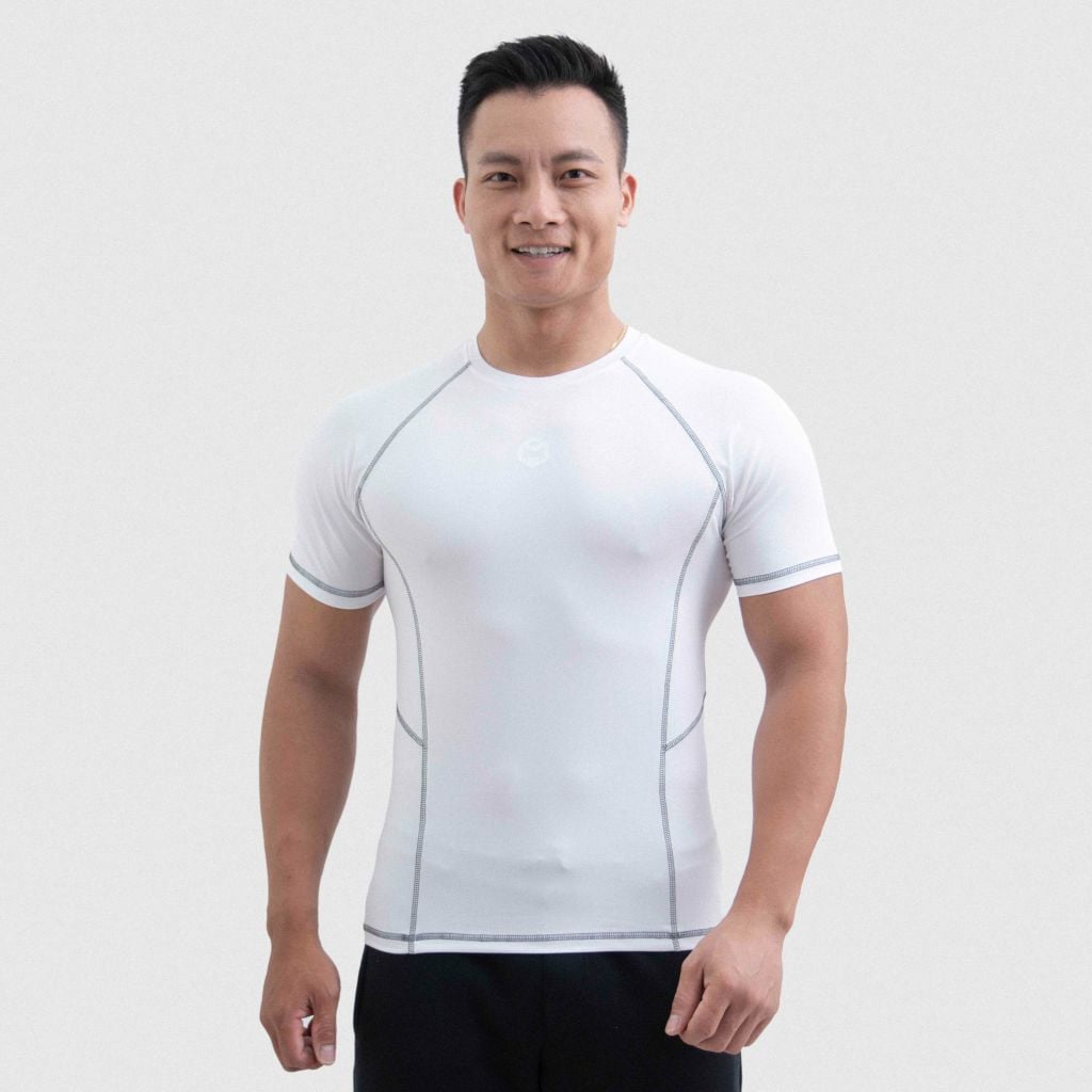 Áo Tshirt thể thao ôm body dải chỉ T62024 G06153