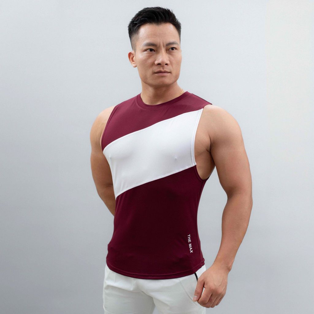 Áo ba lỗ phối thân TheMax T52024 G05136