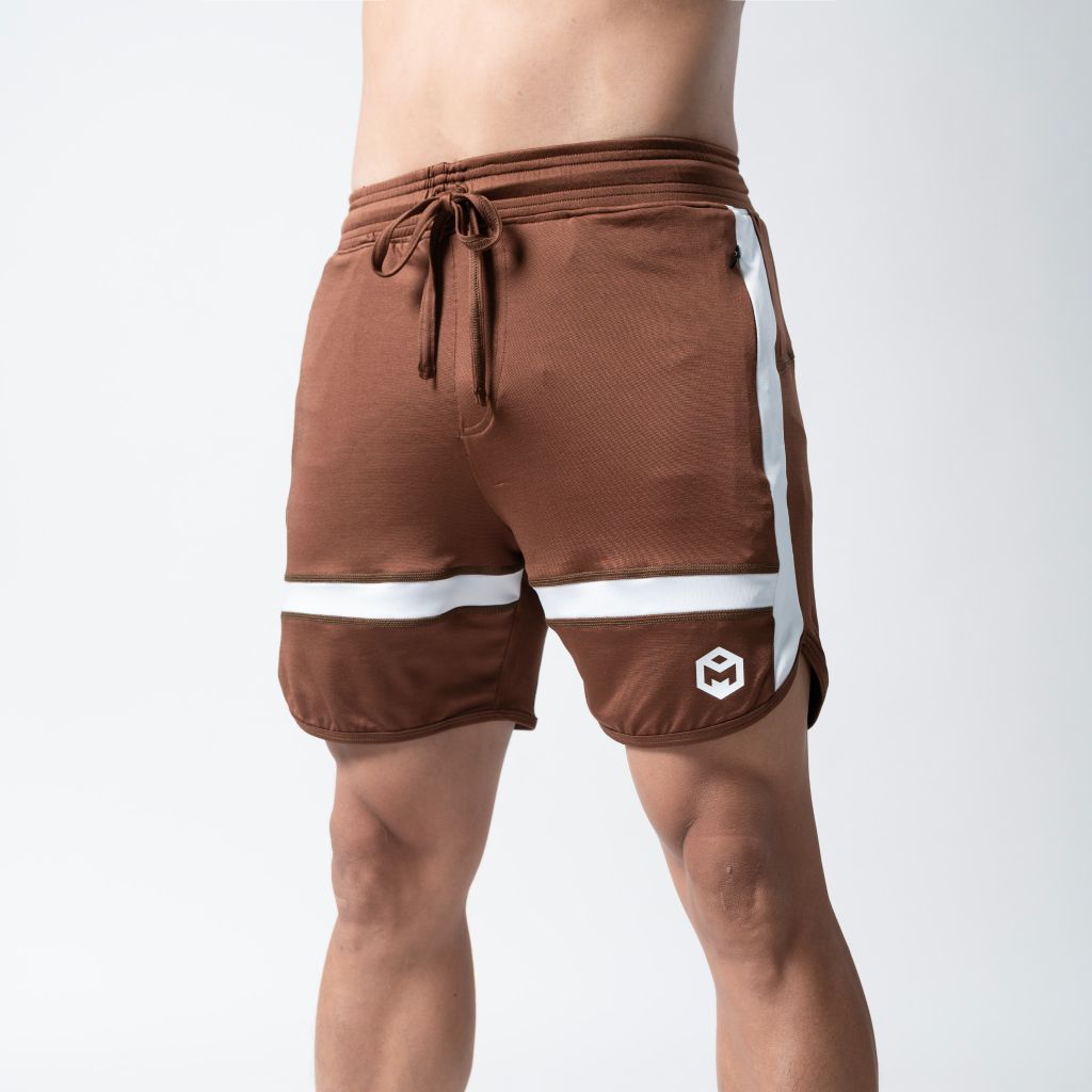 Quần short thể thao vải poly dáng suông THE MAX G08189