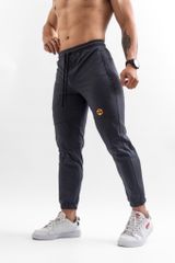 G1046 Quần Jogger vải si cao cấp GYMMAX ( logo thêu )