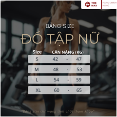 Quần short legging thể thao nữ THE MAX T72024 G07166