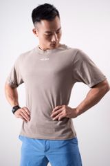 Áo Cộc tay Coton dáng oversize ( themax in chữ nhỏ )