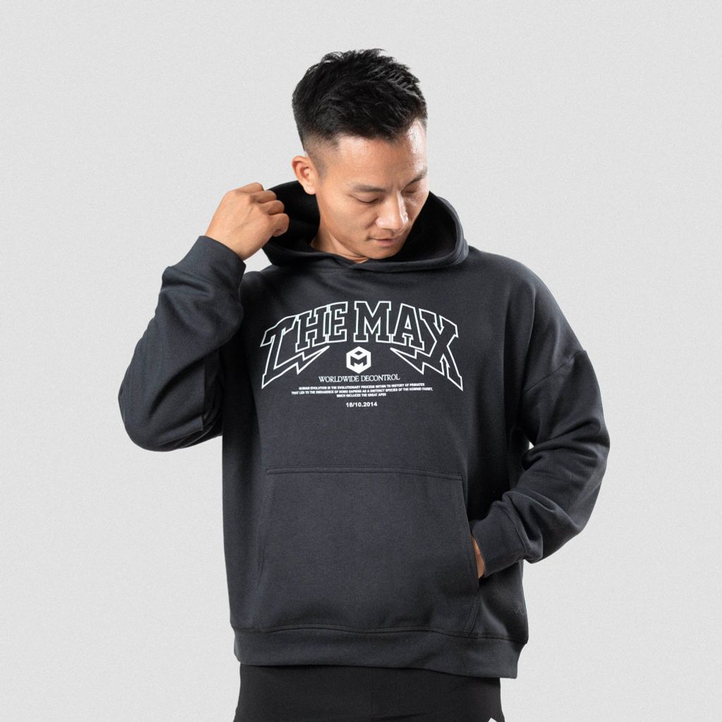 Áo hoodie vải nỉ trần bông 14 màu THE MAX G11222