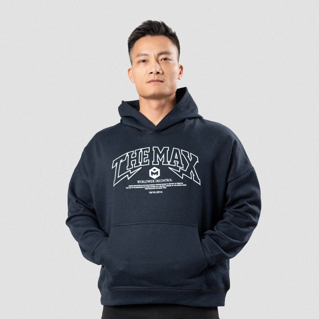 Áo hoodie vải nỉ trần bông 14 màu THE MAX G11222