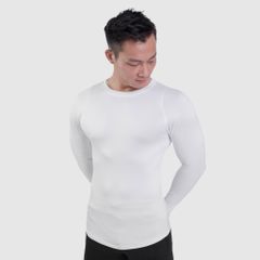 Áo giữ nhiệt vải thun lụa cổ tròn logo gáy The Max T92024 G09191 (mặc lót, mặc chơi thể thao) (9.0)