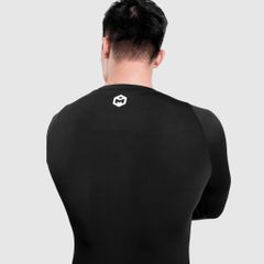 Áo giữ nhiệt vải thun lụa cổ tròn logo gáy The Max T92024 G09191 (mặc lót, mặc chơi thể thao) (9.0)