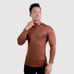 Áo giữ nhiệt vải thun lụa CỔ CAO 5cm The Max T92024 G09192 (mặc lót, mặc chơi thể thao) (10.0)