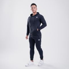 Bộ Quần jogger - Áo hoodie vải nỉ cotton tổ ong THE MAX G09195