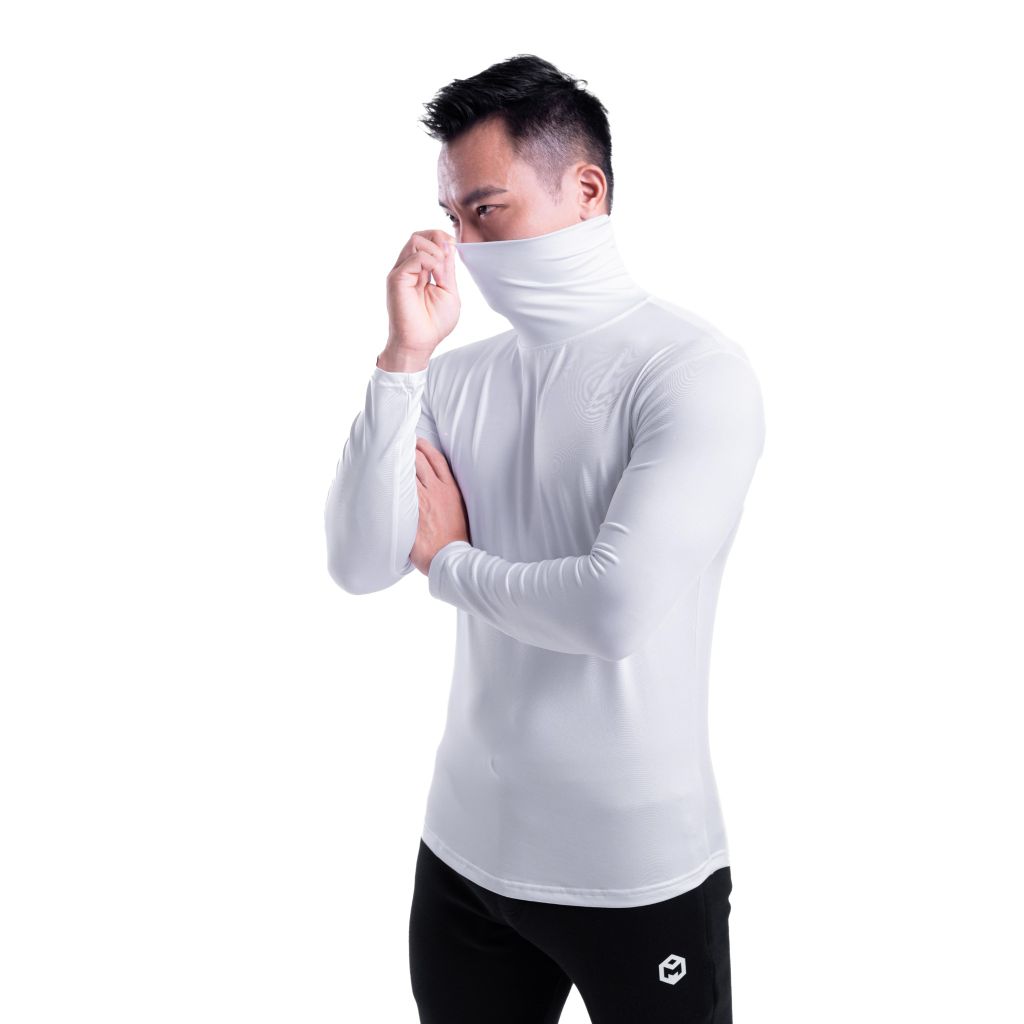 Áo giữ nhiệt - CỔ CAO 15CM - thun lạnh - The Max T92024 G09197 (mặc lót, mặc chơi thể thao) (12.0)