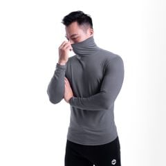 Áo giữ nhiệt - CỔ CAO 15CM - thun lạnh - The Max T92024 G09197 (mặc lót, mặc chơi thể thao) (12.0)