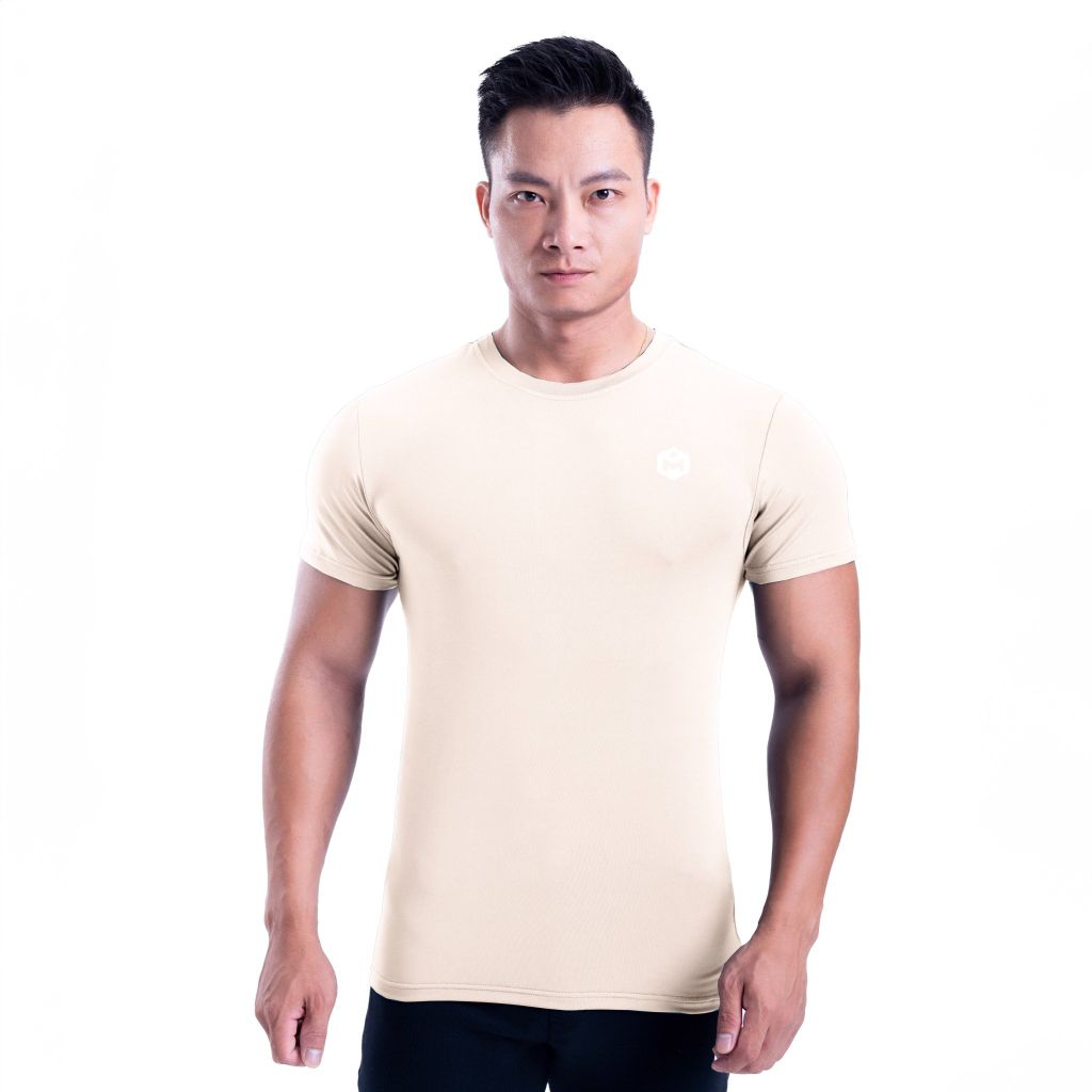 Áo cộc tay body vải thun lạnh trơn THE MAX G09196