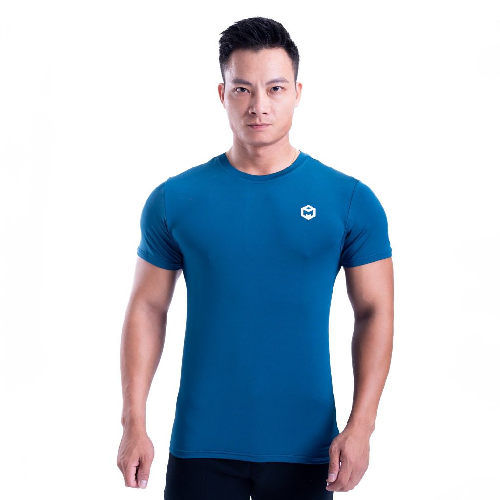 Áo cộc tay body vải thun lạnh trơn THE MAX G09196