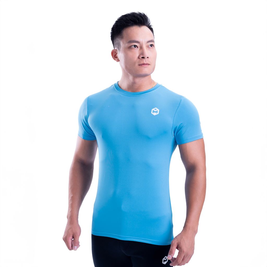 Áo cộc tay body vải thun lạnh trơn THE MAX G09196