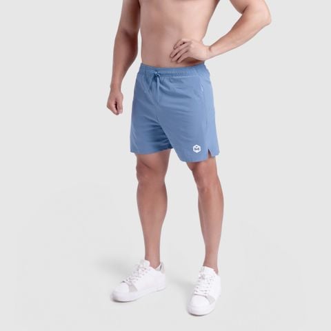 Quần short squat chạy bộ vải si gió mềm The Max G09200