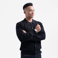 Áo Khoác Dệt Kim Có Cổ THE MAX G10211