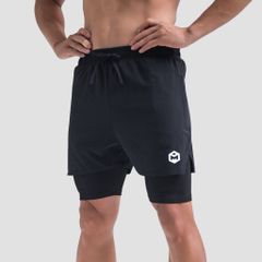 Quần short hai lớp vải gió co giãn The Max G11225