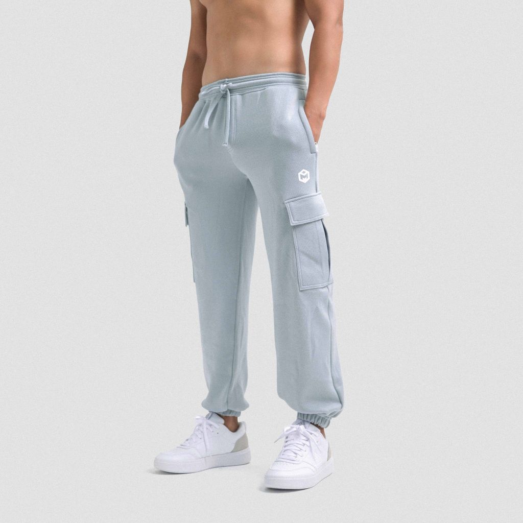 Quần jogger túi hộp vải cotton tổ ong dáng suông The Max G11224