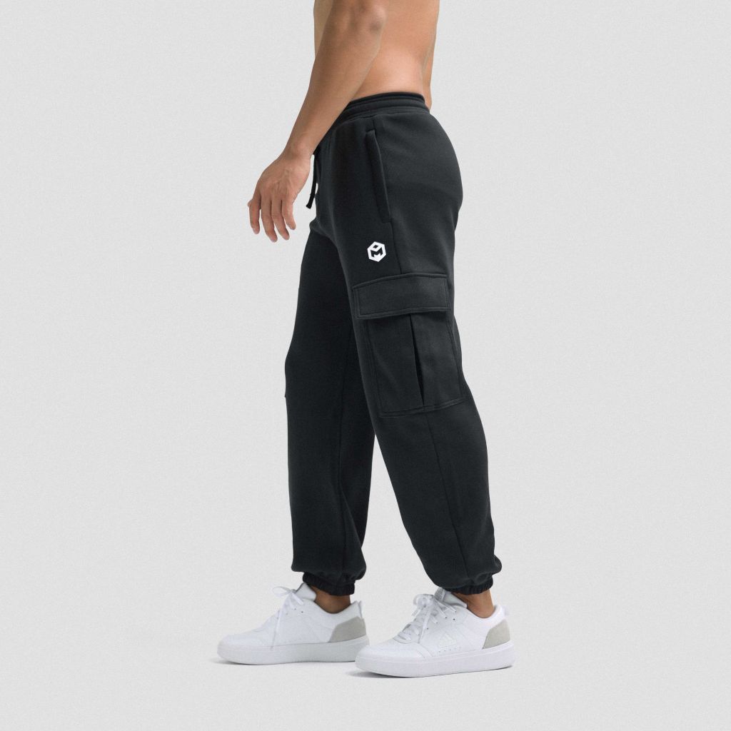 Quần jogger túi hộp vải cotton tổ ong dáng suông The Max G11224