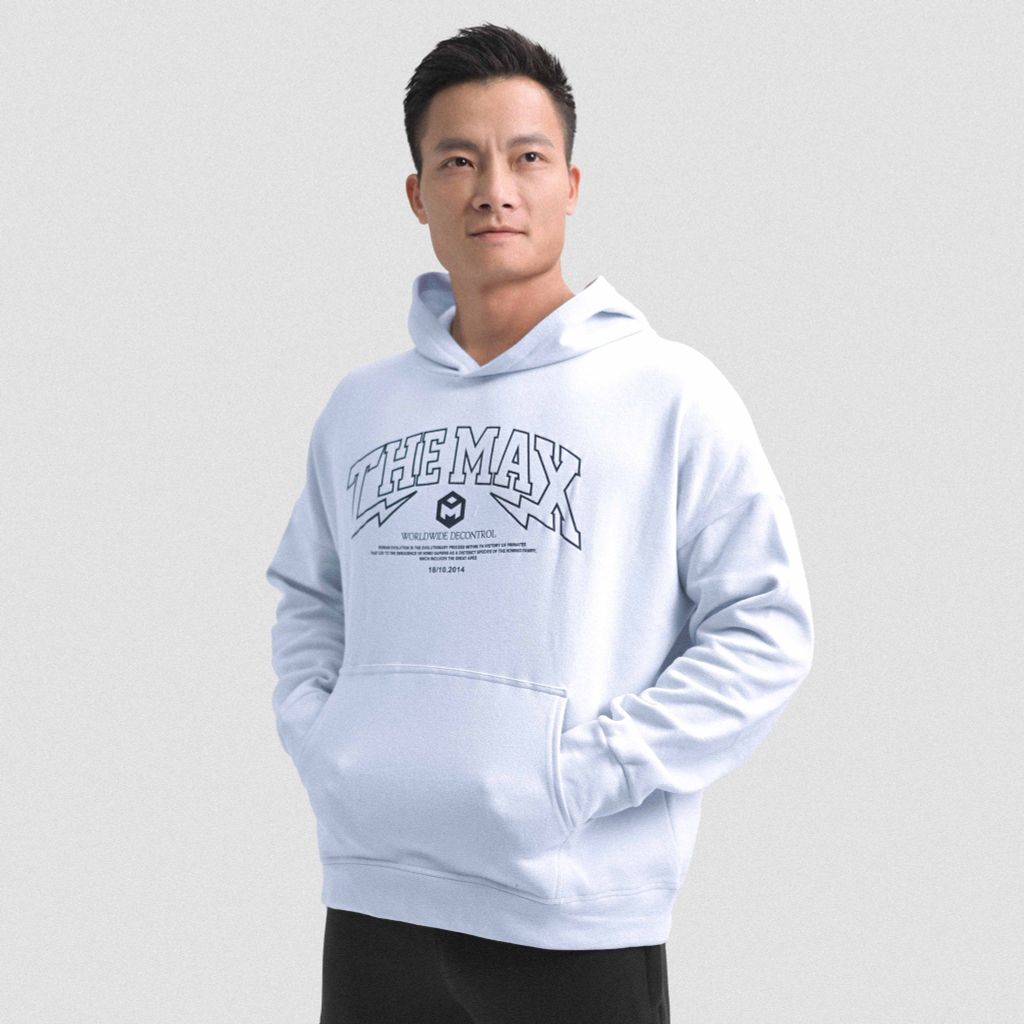 Áo hoodie vải nỉ trần bông 14 màu THE MAX G11222