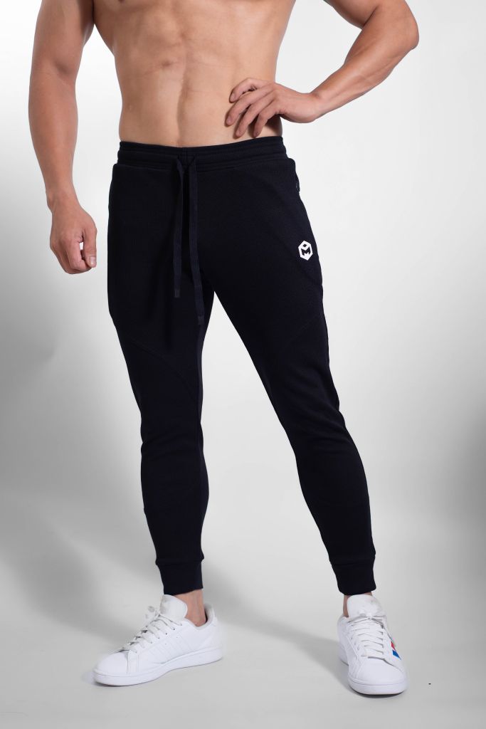 Quần jogger vải tổ ong - 4 màu - dáng ôm vừa - TheMax