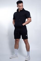 G0941 Bộ quần cộc - áo hoodie mùa thu vải tổ ong mềm T.H.E.M.A.X