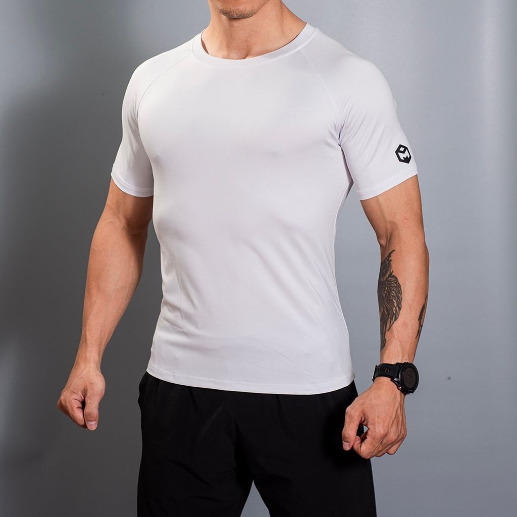 Áo Cộc Tay Body vải thun lụa trơn