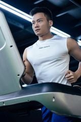 Áo ba lỗ sát nách vải thun lụa ( gym for life)