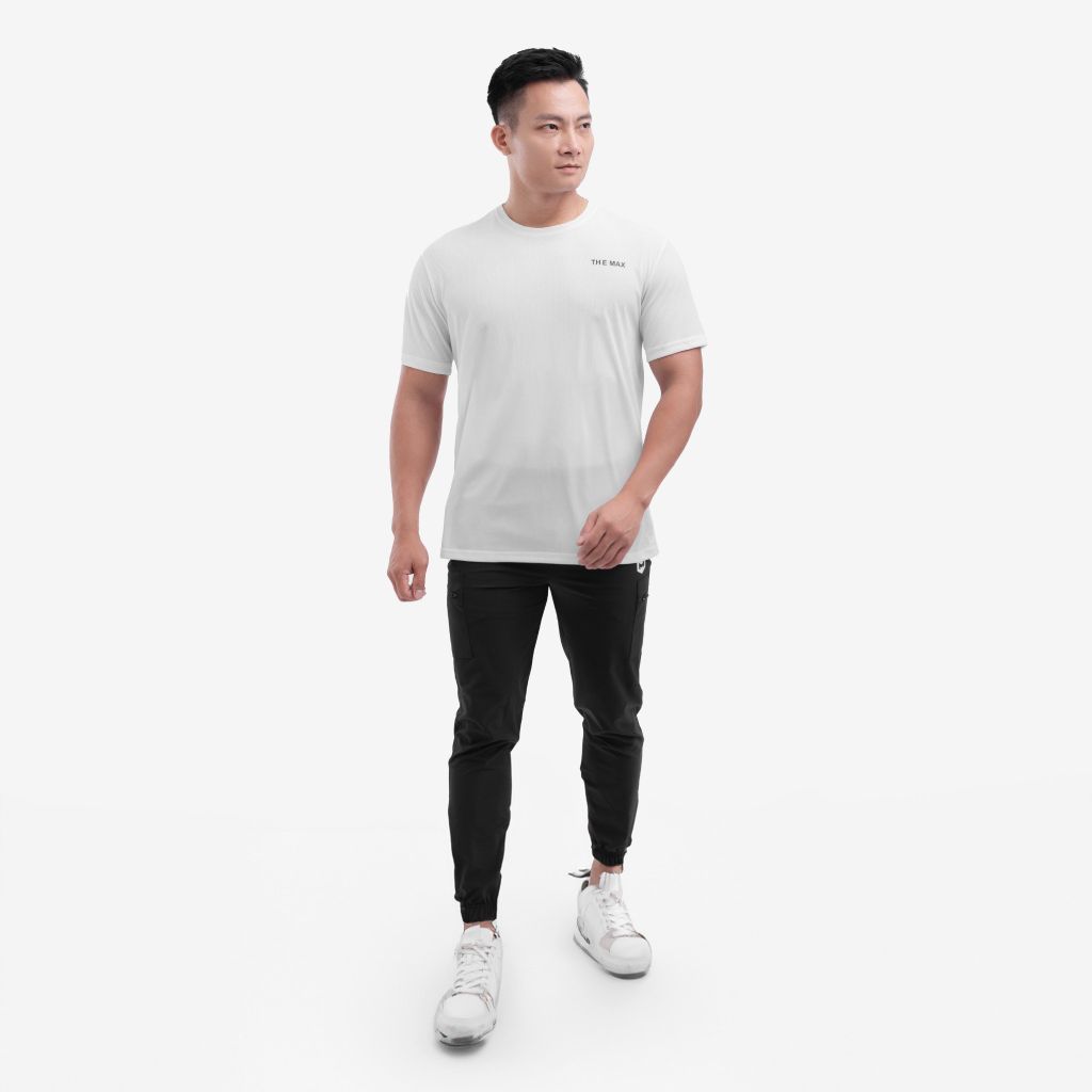Áo cộc tay dáng suông vải tăm lạnh logo chữ TheMax G10206