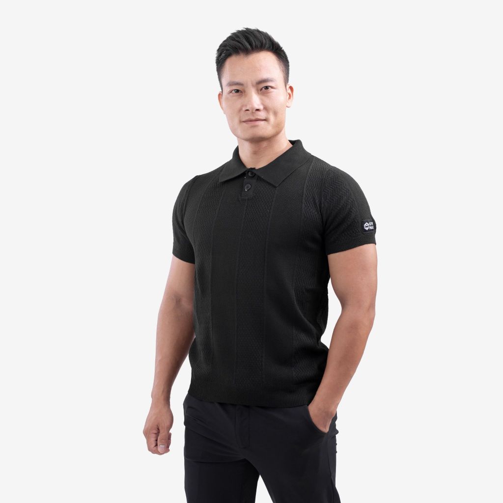 Áo Polo Dệt Kim Dáng Suông THE MAX G10208