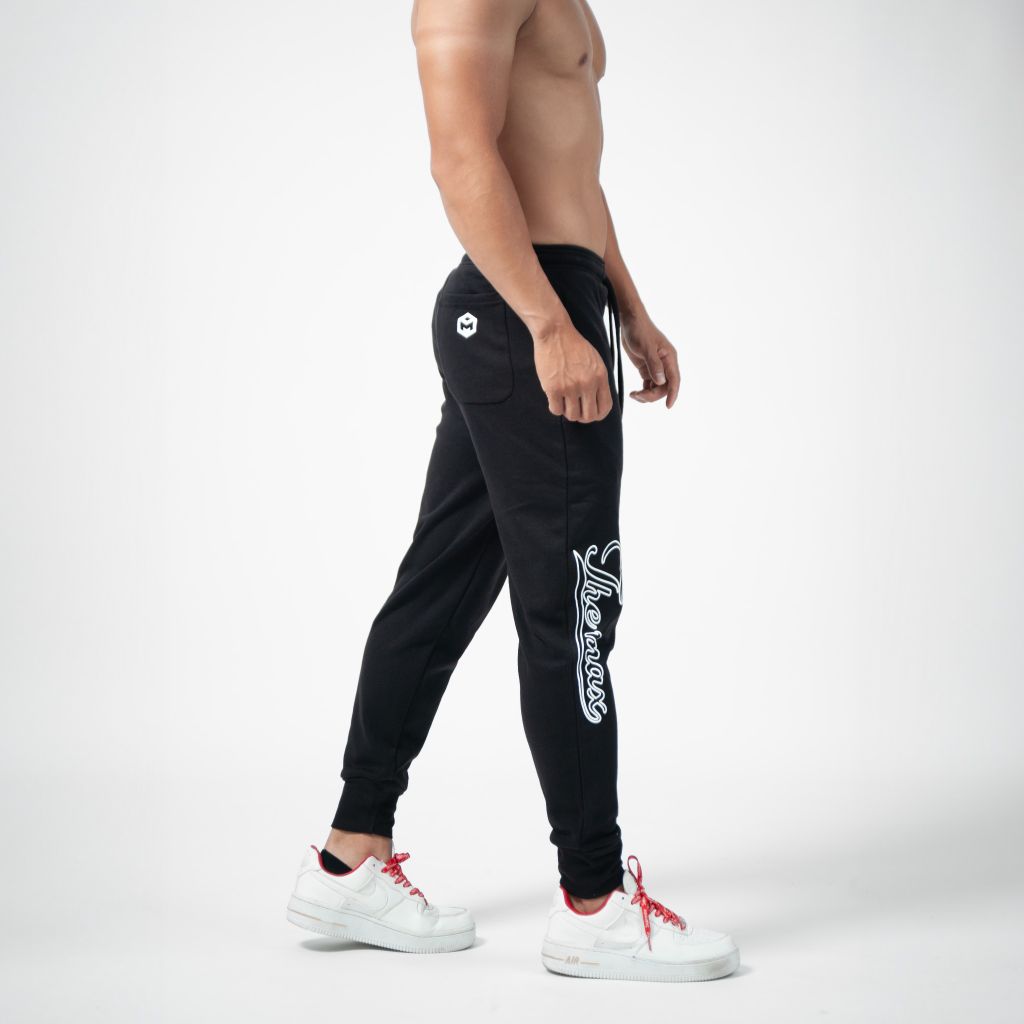 Quần jogger thể thao vải cotton dáng xuông The Max G08184