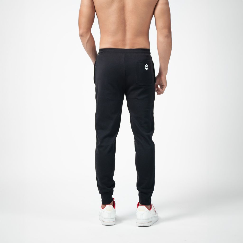 Quần jogger thể thao vải cotton dáng xuông The Max G08184