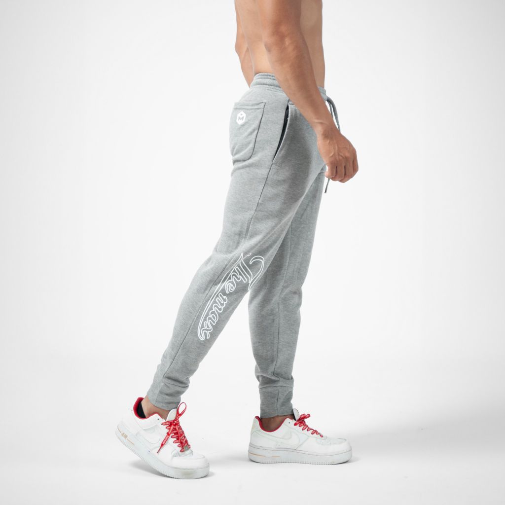 Quần jogger thể thao vải cotton dáng xuông The Max G08184