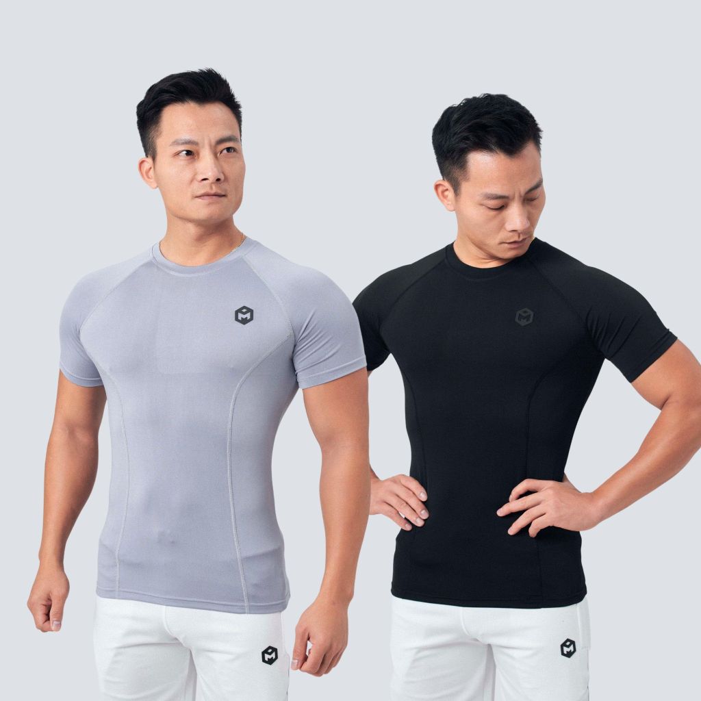[CAO CẤP] Áo cộc tay body combat vải thun lụa THE MAX G02231